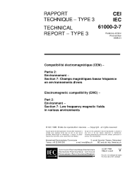 IEC TR 61000-2-7:1998