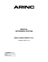 ARINC Characteristic 704-7:1999