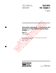 ISO/IEC TR 10000-1:1992