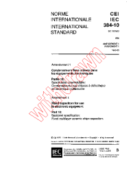 IEC 60384-10:1989/AMD1:1993