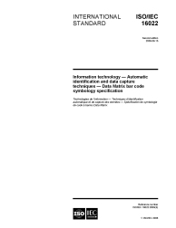 ISO/IEC 16022:2006 (R2014)