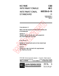 IEC 60335-2-15:1995/AMD2:2000