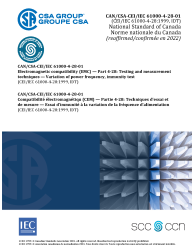 CAN/CSA-CEI/IEC 61000-4-28-01 (R2022)