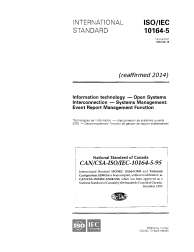 CAN/CSA-ISO/IEC 10164-5-95 (R2014)