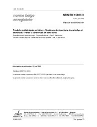 NBN EN 15037-3:2009