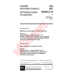 IEC 60249-2-16:1992/AMD3:2000