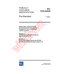 IEC PAS 62030:2004