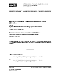ISO/IEC 23000-9:2008/COR1:2008