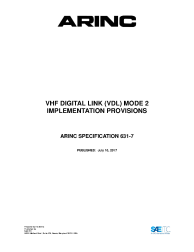ARINC Specification 631-7:2017