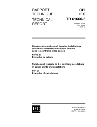 IEC TR 61660-3:2000