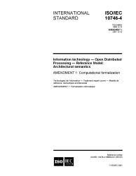 ISO/IEC 10746-4:1998/AMD1:2001