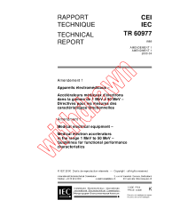 IEC TR 60977:1989/AMD1:2000