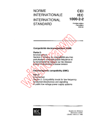 IEC 61000-2-2:1990
