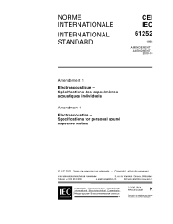 IEC 61252:1993/AMD1:2000