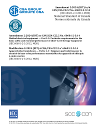CAN/CSA-C22.2 NO. 60601-2-3:14 (R2023)/A2:24
