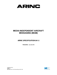 ARINC Specification 841-3:2016