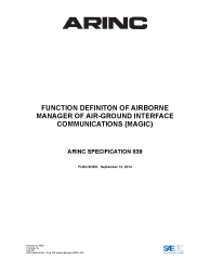 ARINC Specification 839:2014