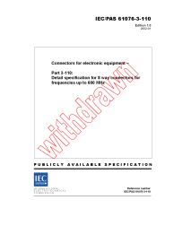 IEC PAS 61076-3-110:2002