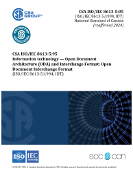 CSA ISO/IEC 8613-5:95 (R2024)