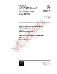 IEC 61281-1:1999