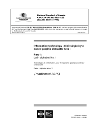 CAN/CSA-ISO/IEC 8859-1-02 (R2015)