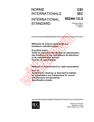 IEC 60244-12-2:1989