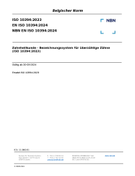 NBN EN ISO 10394:2024