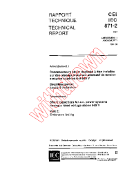 IEC TR 60871-2:1987/AMD1:1991