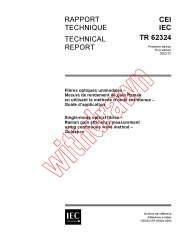 IEC TR 62324:2003