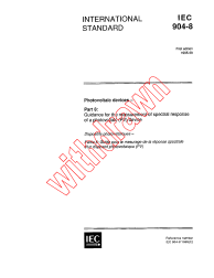 IEC 60904-8:1995
