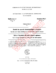 IEC 60335-2-12:1983/AMD1:1984