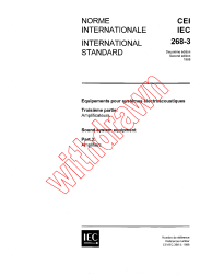 IEC 60268-3:1988