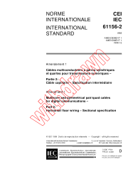 IEC 61156-2:1995/AMD1:1999