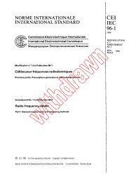 IEC 60096-1:1986/AMD1:1988