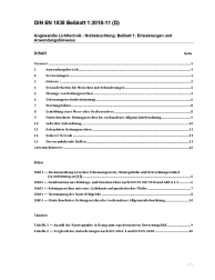 DIN EN 1838 Beiblatt 1:2018-11
