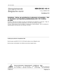 NBN EN ISO 140-14:2004