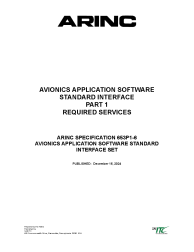 ARINC Specification 653P1-6:2024
