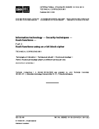 ISO/IEC 10118-2:2010/COR1:2011