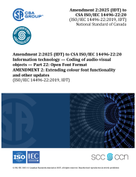CSA ISO/IEC 14496-22:20/A2:25
