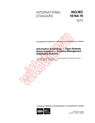 ISO/IEC 10164-15:1995