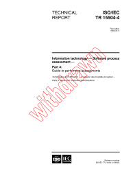 ISO/IEC TR 15504-4:1998