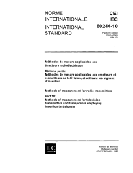 IEC 60244-10:1986
