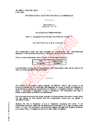 IEC 60079-11:2011/ISH4:2019