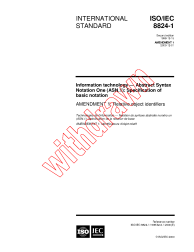 ISO/IEC 8824-1:1998/AMD1:2000