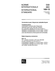 IEC 60169-13:1976