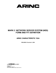 ARINC Characteristic 763A:2008