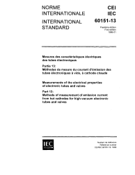 IEC 60151-13:1966