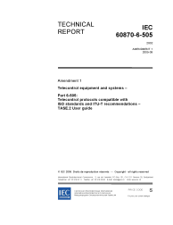 IEC TR 60870-6-505:2002/AMD1:2005