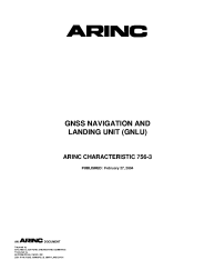 ARINC Characteristic 756-3:2004