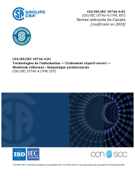 CSA ISO/IEC 10746-4:F01 (C2024)
